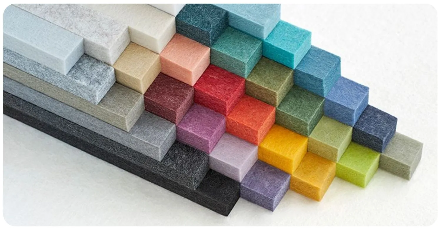Premium felt acoustic panels