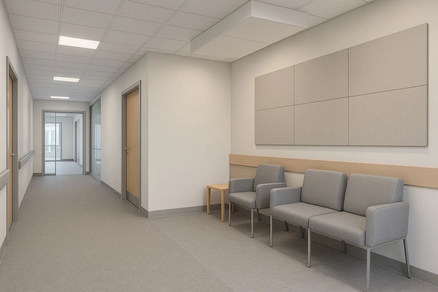 Hospital acoustic ceilings and walls in Agra