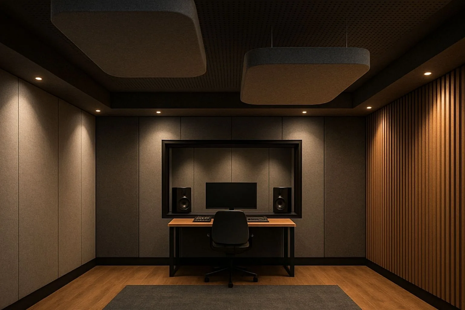 Music recording studio acoustic treatment in Agra