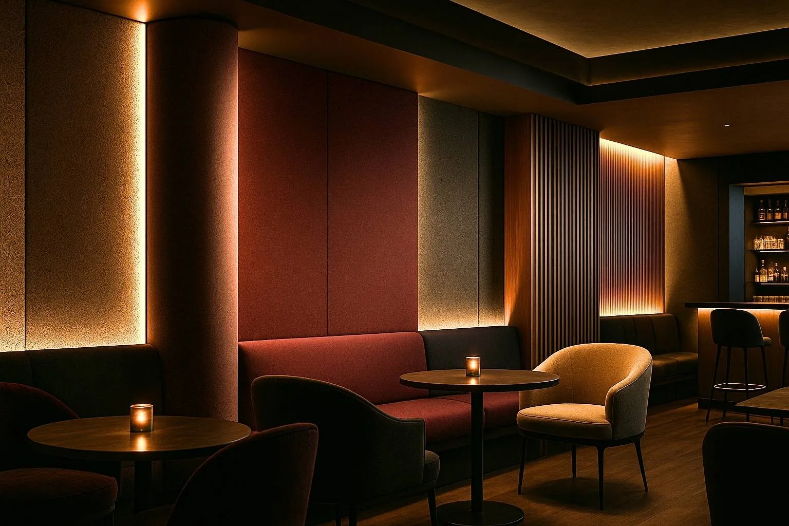 Nightclub and restaurant acoustic design in Agra